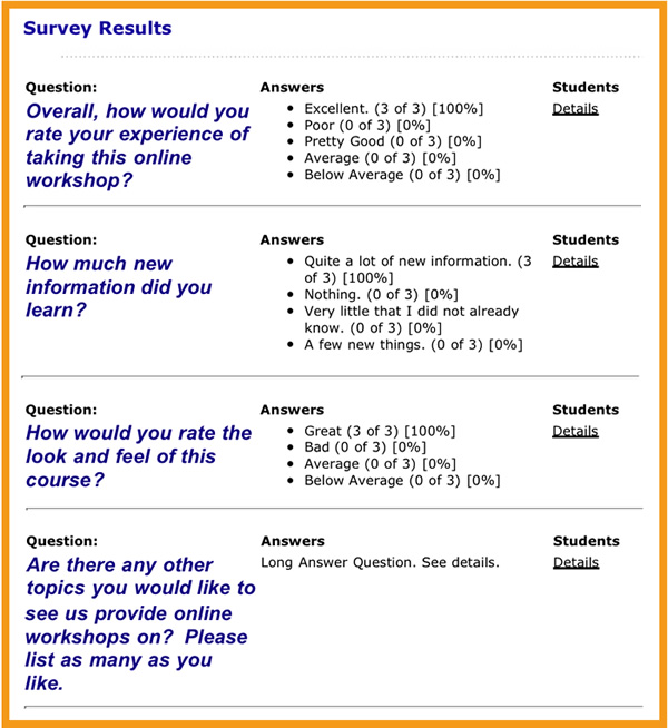 Survey Report